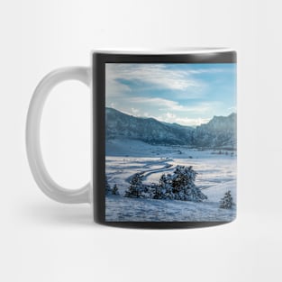 Winter Scene Near Sunset Mug